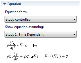 Governing equations for thermal stress