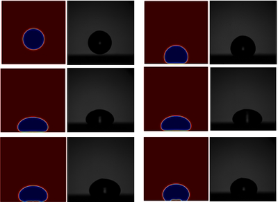 Numerical simulation of spreading characteristics for nanofluids droplet ...