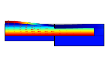 Simulation of an Adaptive Fluid-Membrane Piezoelectric Lens